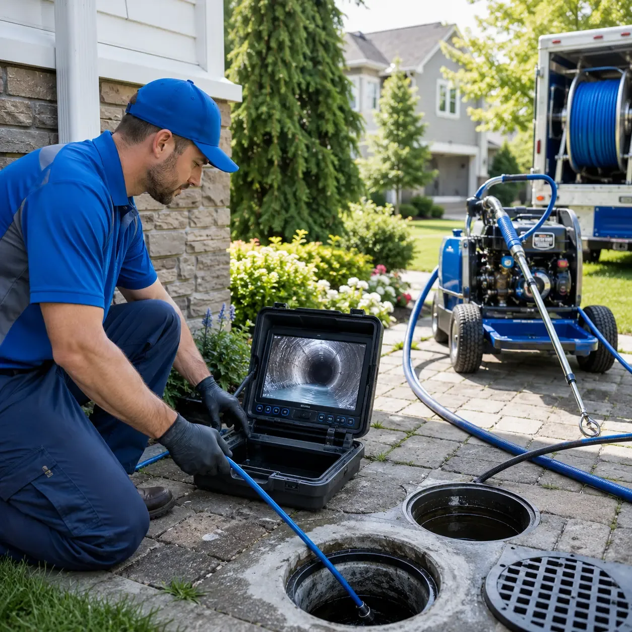 Outdoor drain cleaning professionals serving Irvington, IL